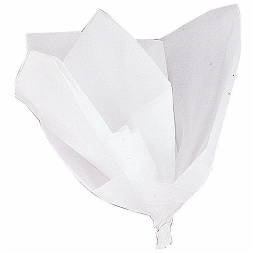 Unique® Party!™ Tissue Paper - White Perspective: front
