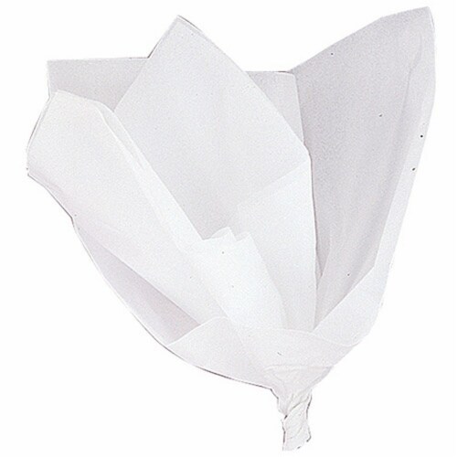Unique® Party!™ Tissue Paper - White Perspective: front