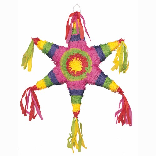 Unique Mexican Star Cinco de Mayo Pinata Perspective: front