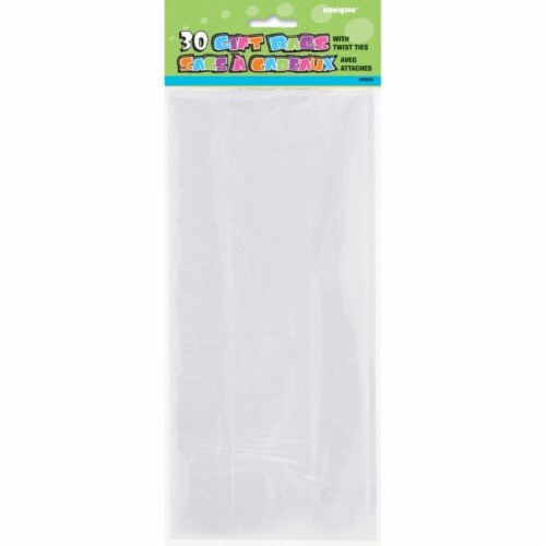 Unique Gift Bags with Twist Ties Perspective: front