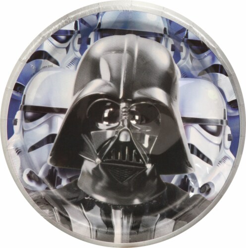 Unique Star Wars Paper Plates - 8 Pack Perspective: front
