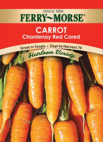 Ferry-Morse Chantenay Red Cored Carrot Seeds Perspective: front