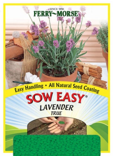 Ferry-Morse Sow Easy True Lavender Seeds Perspective: front