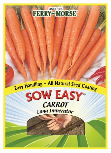 Ferry-Morse Sow Easy Long Imperator Carrot Seeds Perspective: front