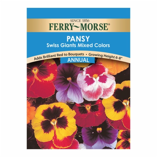 Ferry Morse® Swiss Giant Mixed Color Pansy Seed Packet 1 ct Smith s