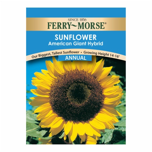 Ferry-Morse® American Giant Hybrid Sunflower Seed Packet Perspective: front