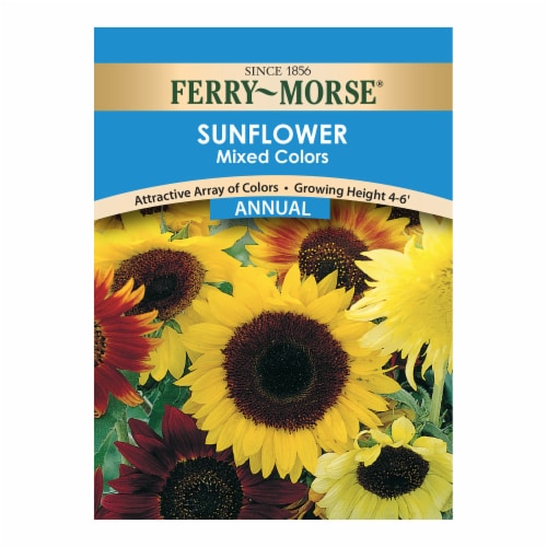 Ferry-Morse® Mix Color Sunflower Seed Packet Perspective: front