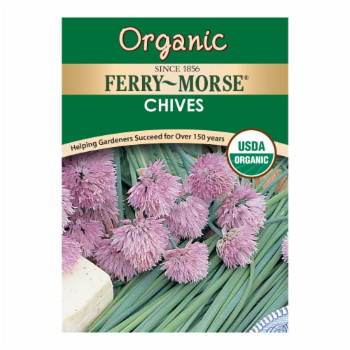 Ferry-Morse® Organic Chives Seeds Perspective: front