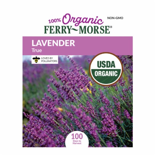 Ferry-Morse® Organic Lavender Seed Packet Perspective: front