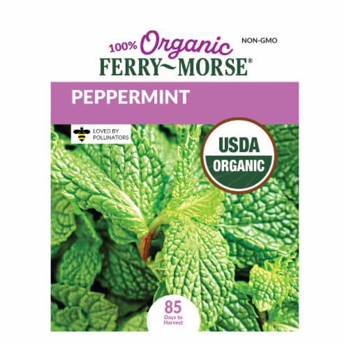 Ferry-Morse® Orangic Peppermint Seed Packet Perspective: front