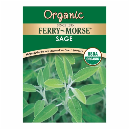 Ferry-Morse® Organic Sage Seeds Perspective: front