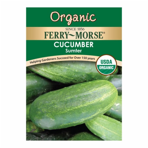 Ferry-Morse® Organic Sumter Cucumber Seeds Perspective: front