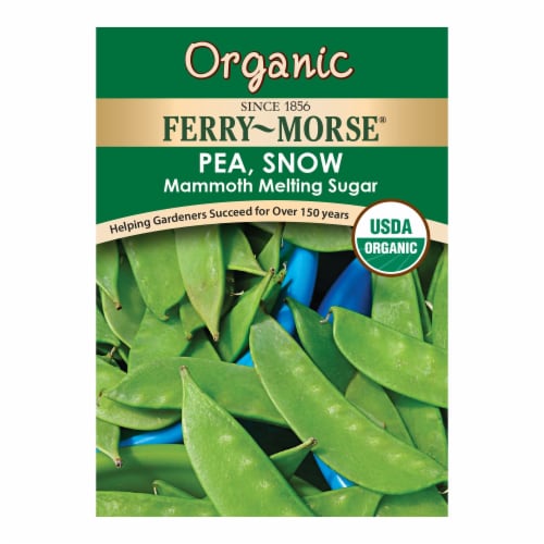 Ferry-Morse Mammoth Melting Sugar Pod Peas Perspective: front