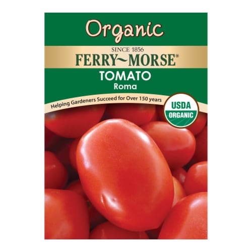 Ferry-Morse® Organic Roma Tomato Seeds Perspective: front