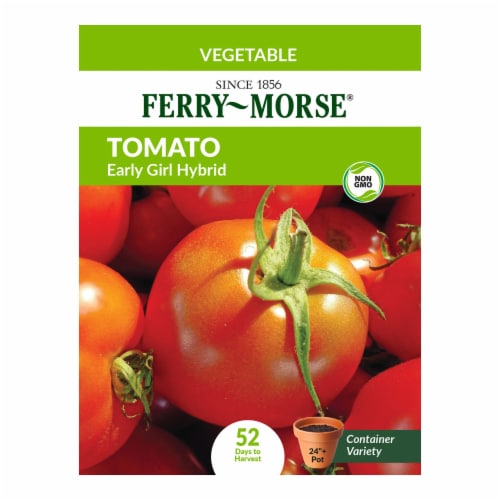 Ferry-Morse® Early Girl Hybrid Tomato Seed Packet Perspective: front
