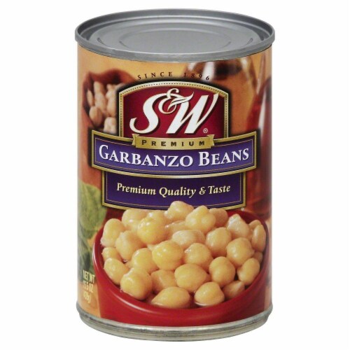 S&W Garbanzo Beans Perspective: front
