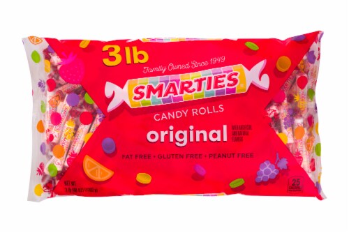 Smarties® Original Candy Rolls Halloween Candy Perspective: front