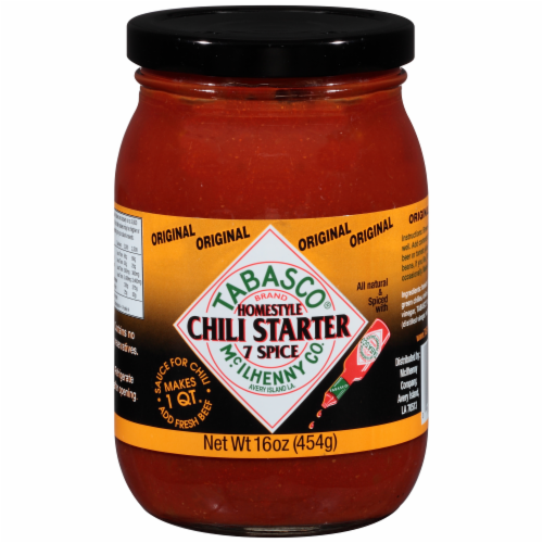 Tabasco Original 7 Spice Homestyle Chili Starter Perspective: front