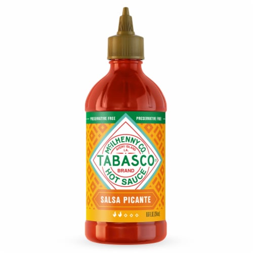 TABASCO® Brand Salsa Picante Hot Sauce Perspective: front