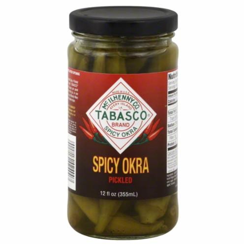 Tabasco Spicy Pickled Okra Perspective: front