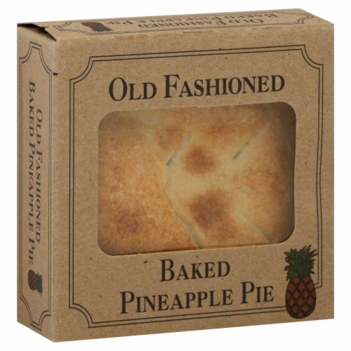 Table Talk Old Fashioned Baked Pineapple Pie Perspective: front