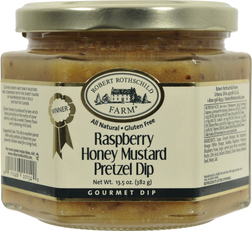 Rothschild Raspberry Honey Mustard Pretzel Dip Perspective: front
