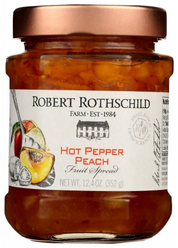 Robert Rothschild Farm Hot Pepper Peach Preserves Perspective: front