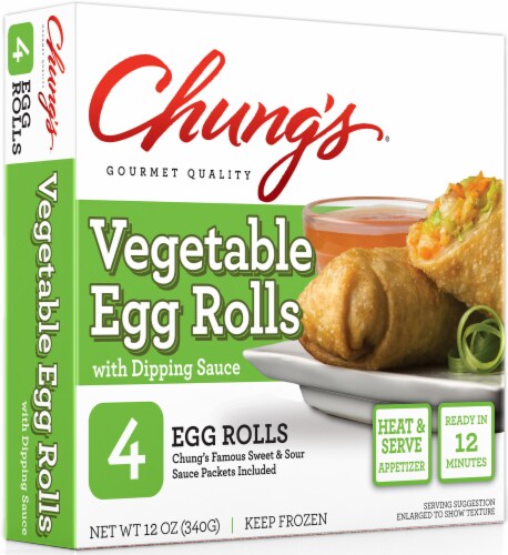 Chung's Vegetable Egg Rolls Perspective: front