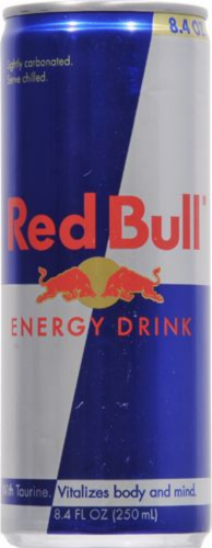 Red Bull Energy Drink Perspective: front