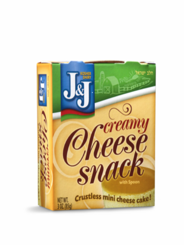 J&J Creamy Cheese Snack Perspective: front