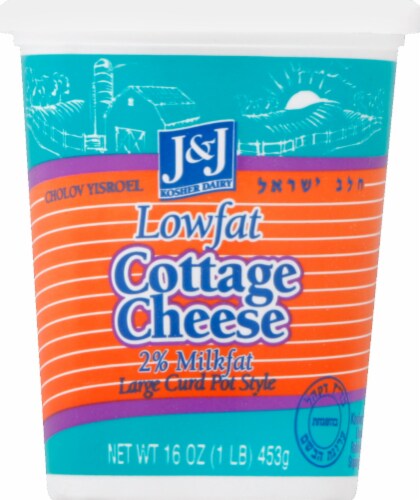 J&J Lowfat Cottage Cheese Perspective: front