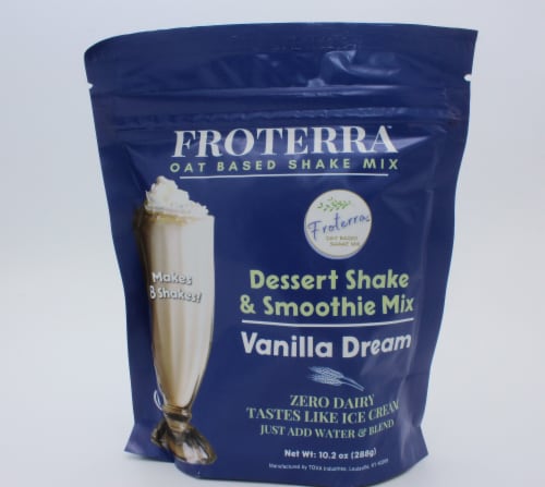 Froterra™ Vanilla Dream Oat Based Dessert Shake & Smoothie Mix Perspective: front