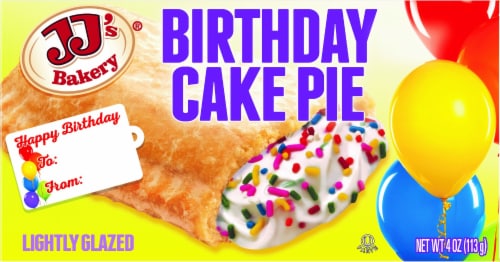 JJ's Bakery® Birthday Cake Pie Perspective: front