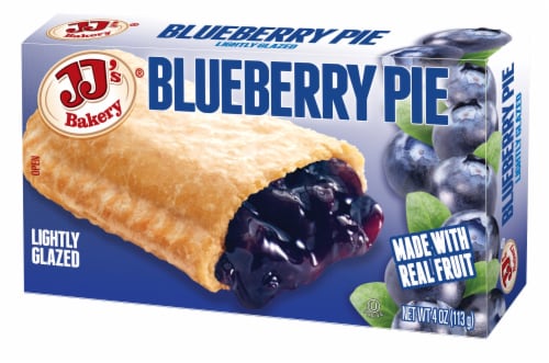 JJ's Bakery® Lightly Glazed Blueberry Pie Perspective: front