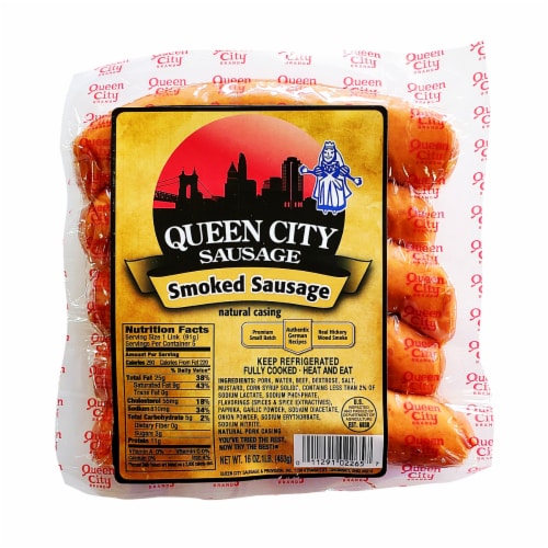 Queen City Smoked Sausage Perspective: front