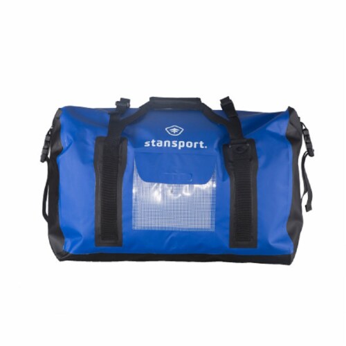 Stansport Waterproof Duffle Bag - Blue Perspective: front