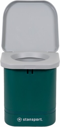 Stansport Easy-Go Portable Toilet - Green Perspective: front