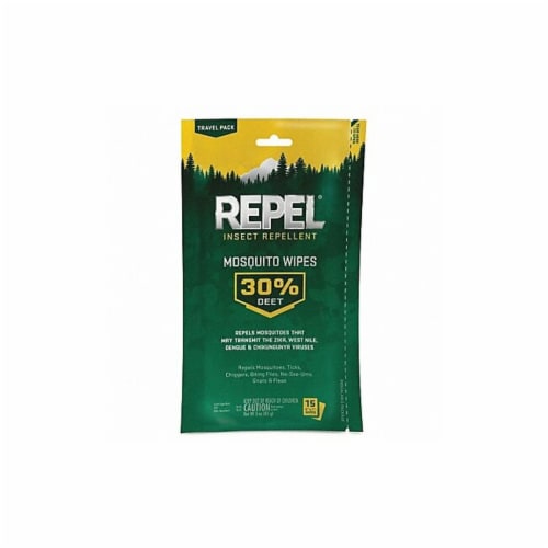 Repel® Insect Repellent Mosquito Wipes Perspective: front