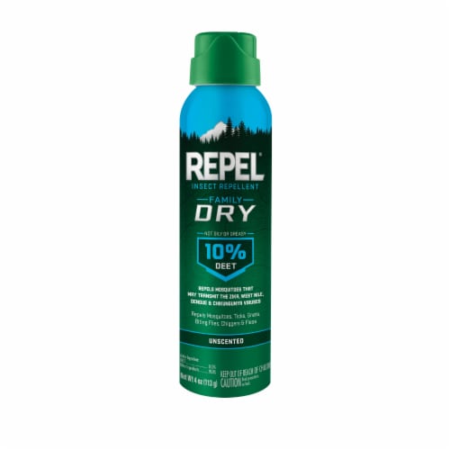 Repel Family Unscented Dry Insect Repellent Spray Perspective: front