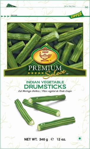 Deep Foods Premium Select Frozen Indian Vegetable Drumsticks Perspective: front