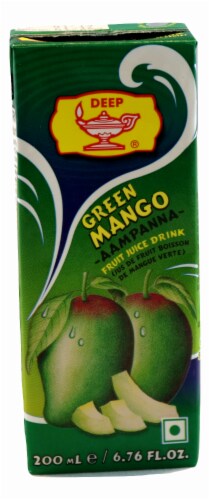 Deep Foods Aampanna Green Mango Fruit Juice Drink Perspective: front