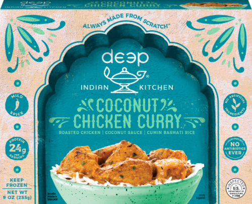 Deep Indian Kitchen Coconut Chicken Korma Perspective: front