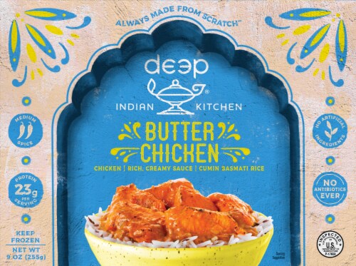 Deep Indian Kitchen® Butter Chicken Frozen Food Perspective: front