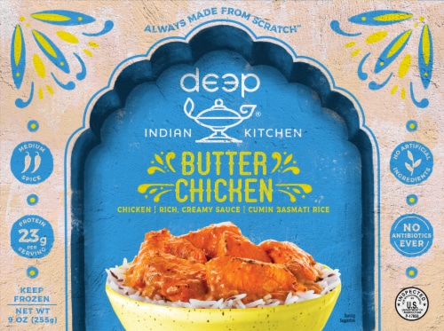 Deep Indian Kitchen® Butter Chicken Frozen Food Perspective: front