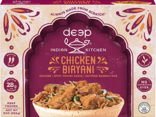 Deep Indian Kitchen® Chicken Biryani Perspective: front