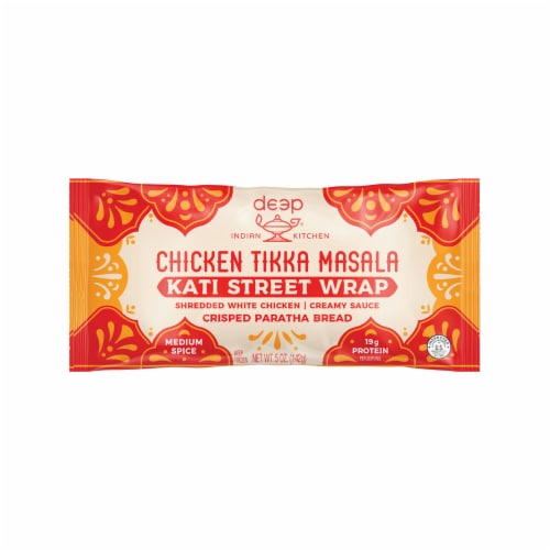 Deep Indian Kitchen Chicken Tikka Masala Kati Street Wrap, 5 oz