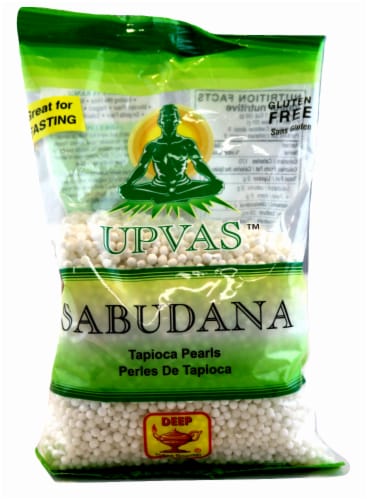 Deep Foods Upvas Sabudana Tapioca Pearls Perspective: front