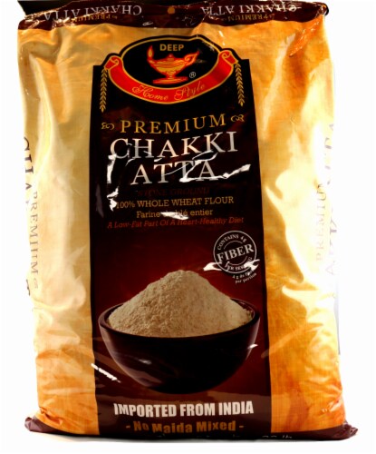 Deep Foods Chakki Atta Whole Wheat Flour Perspective: front