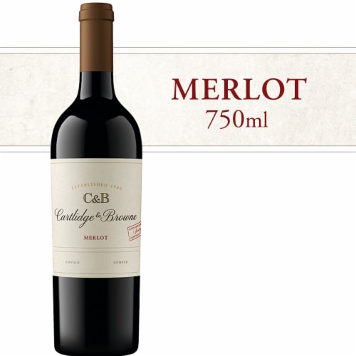 Cartlidge & Browne Merlot Red Wine, 750 mL - Food 4 Less