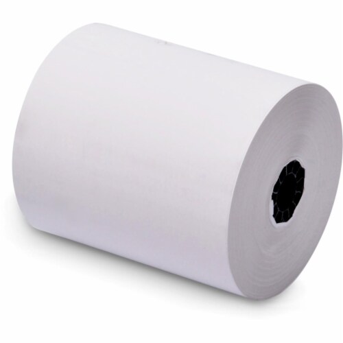 Iconex ICX90781277 3.125 in. Thermal Print Paper Receipt Roll&#44; White Perspective: front